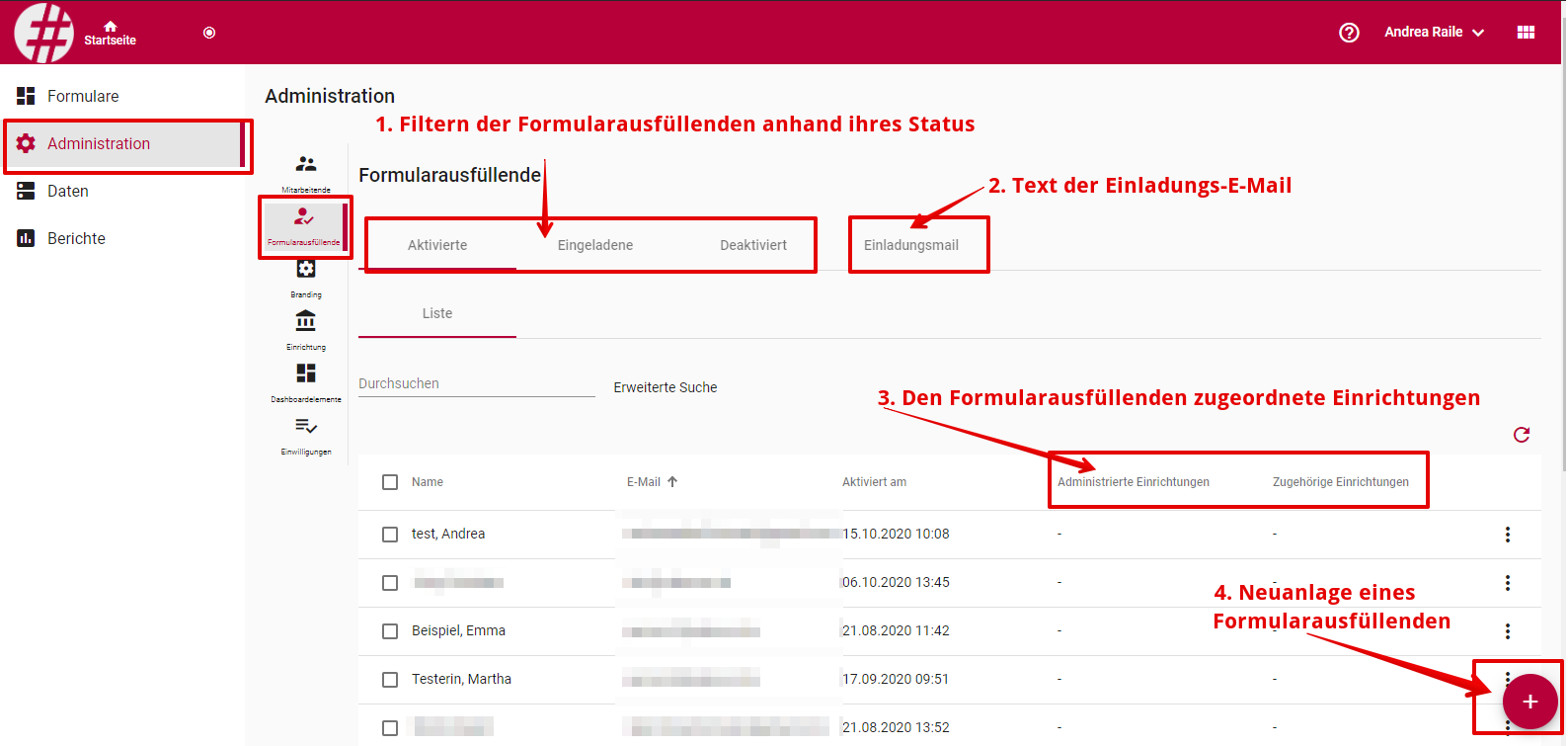 allgemeine einstellungen formularausf uebersicht